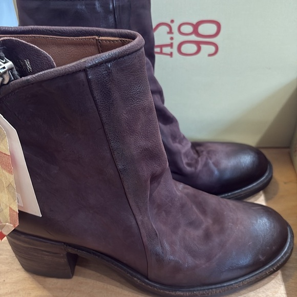 A.S.98 Jase Ankle Bootie- Eggplant - Picture 6 of 7